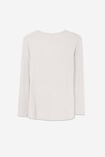 Zip Front Crew Neck T-Shirt