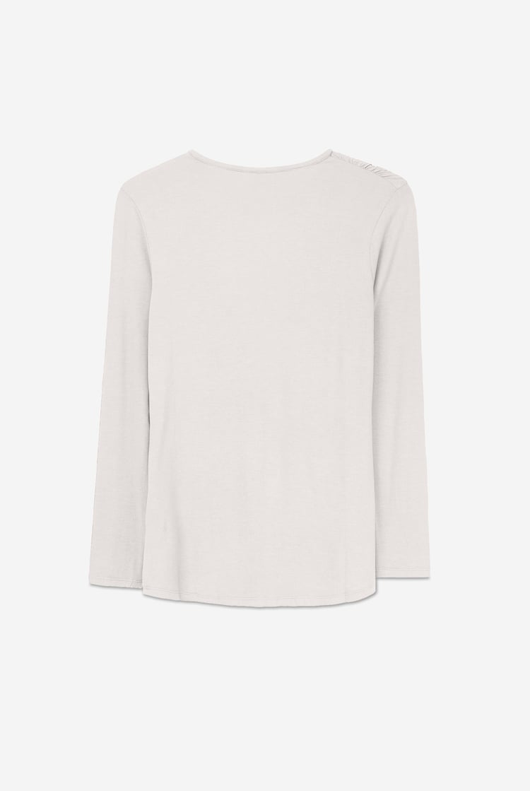 Zip Front Crew Neck T-Shirt