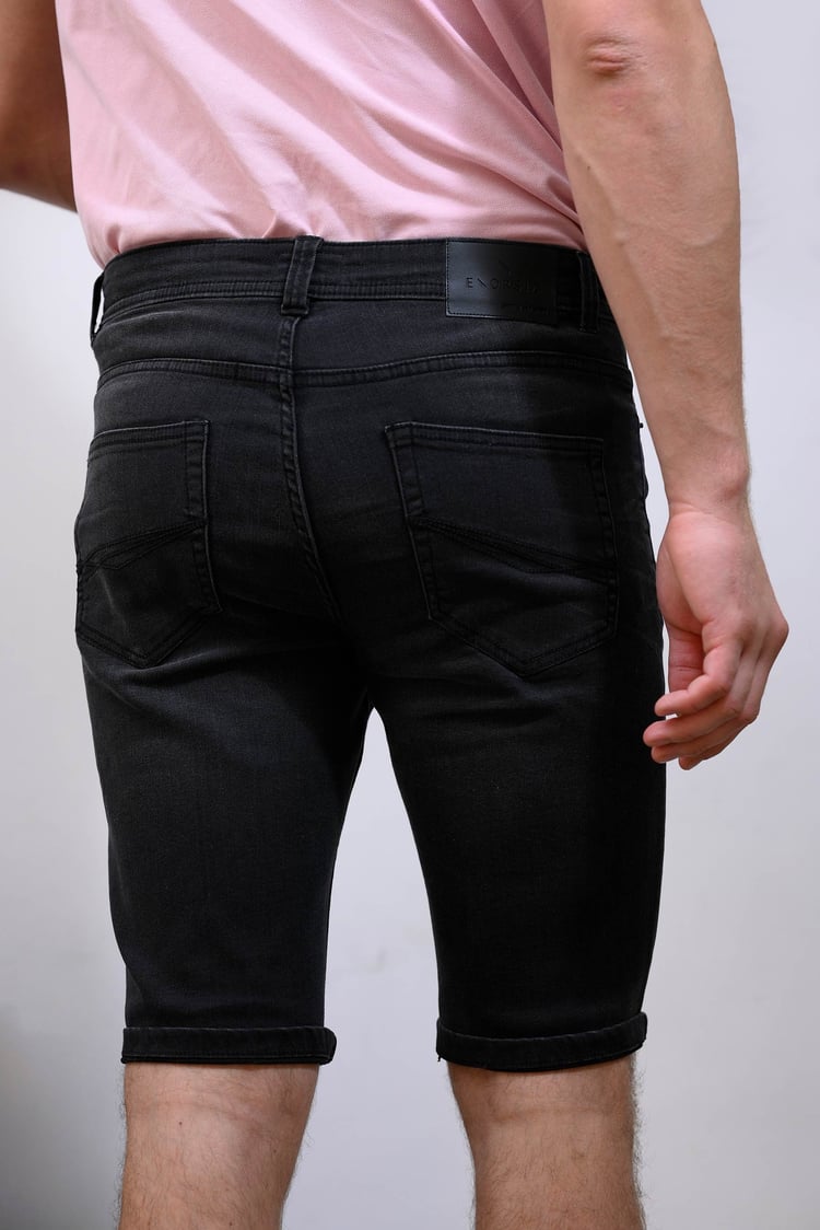 Straight Denim Shorts