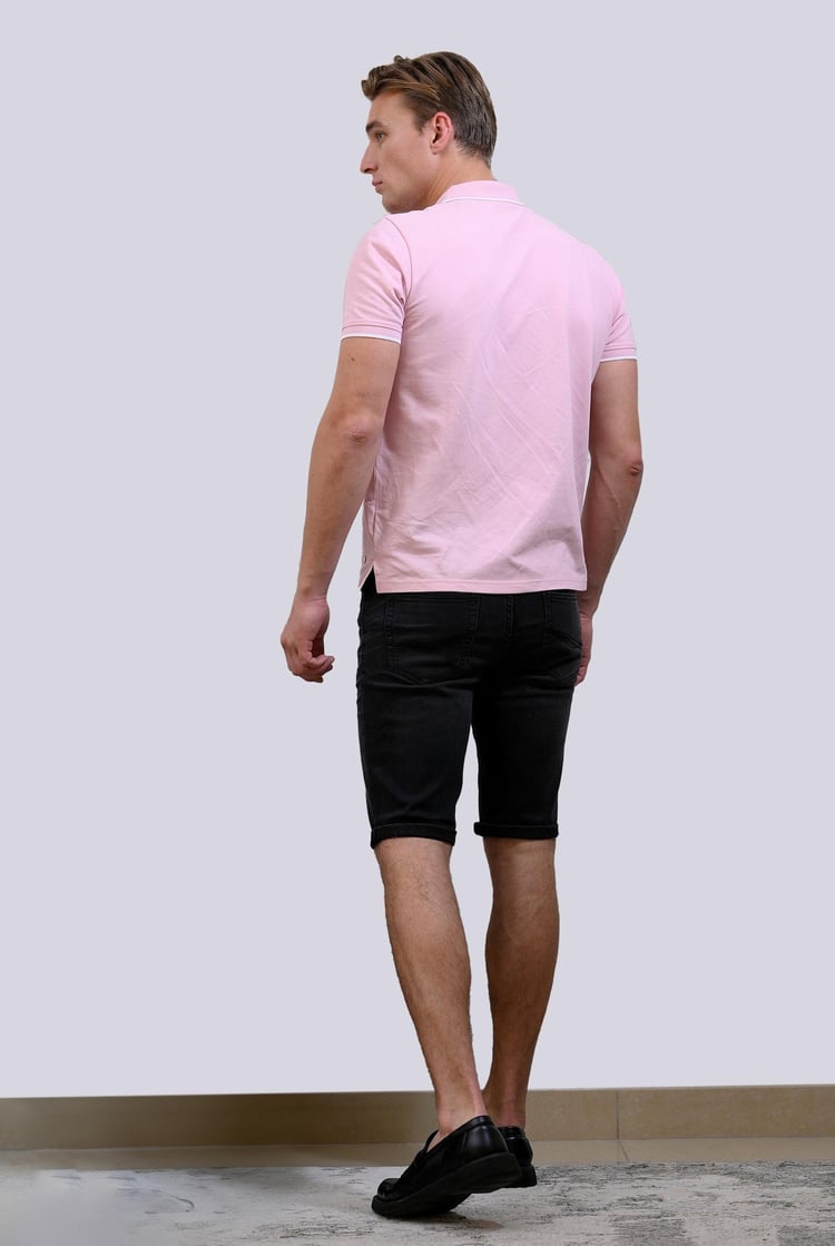 Straight Denim Shorts