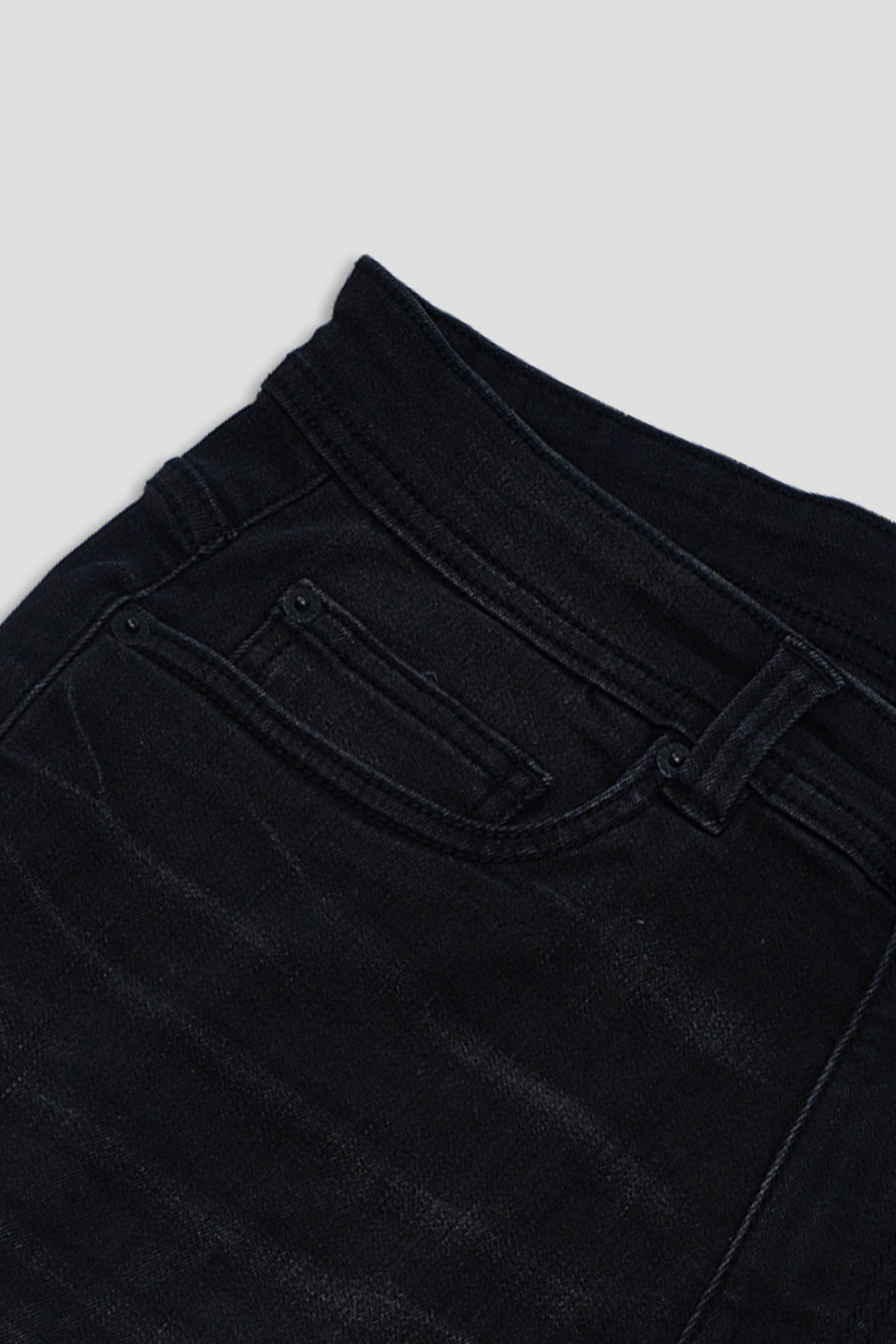 Straight Denim Shorts