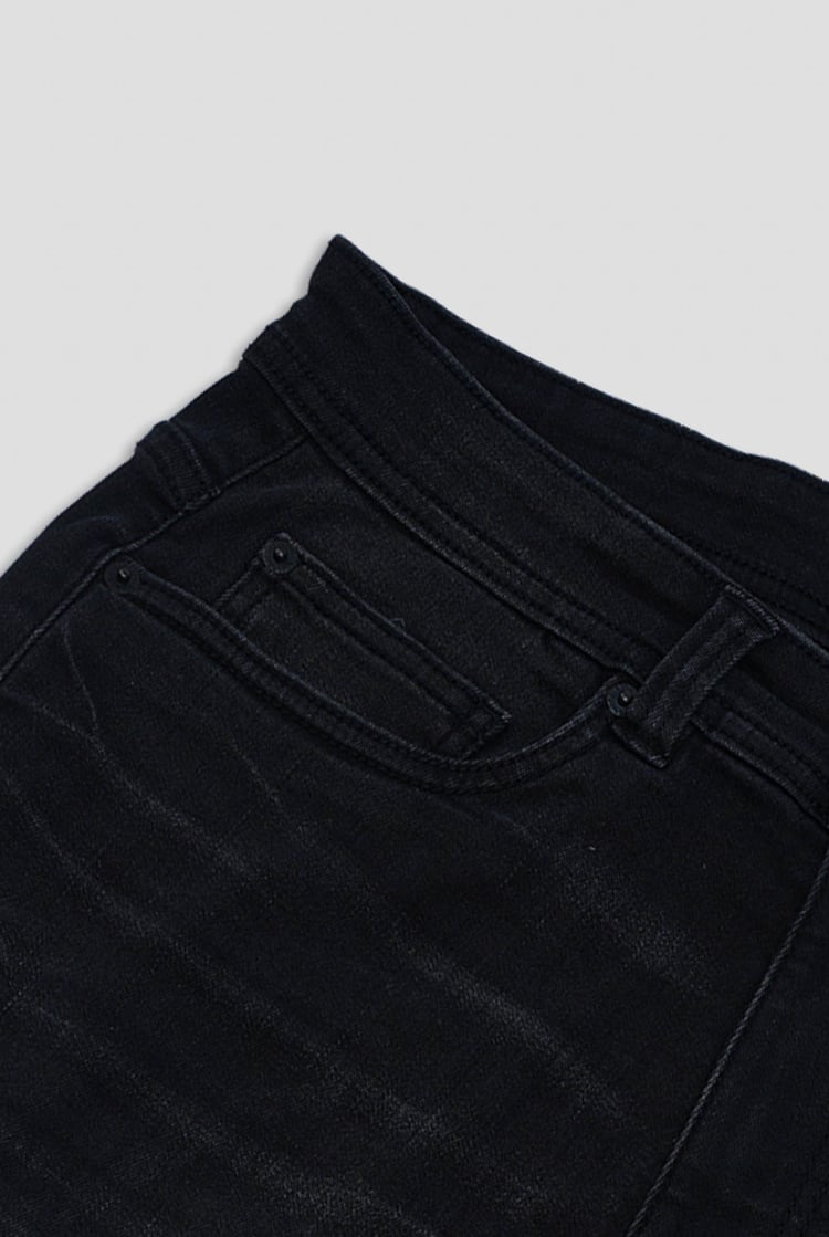 Straight Denim Shorts