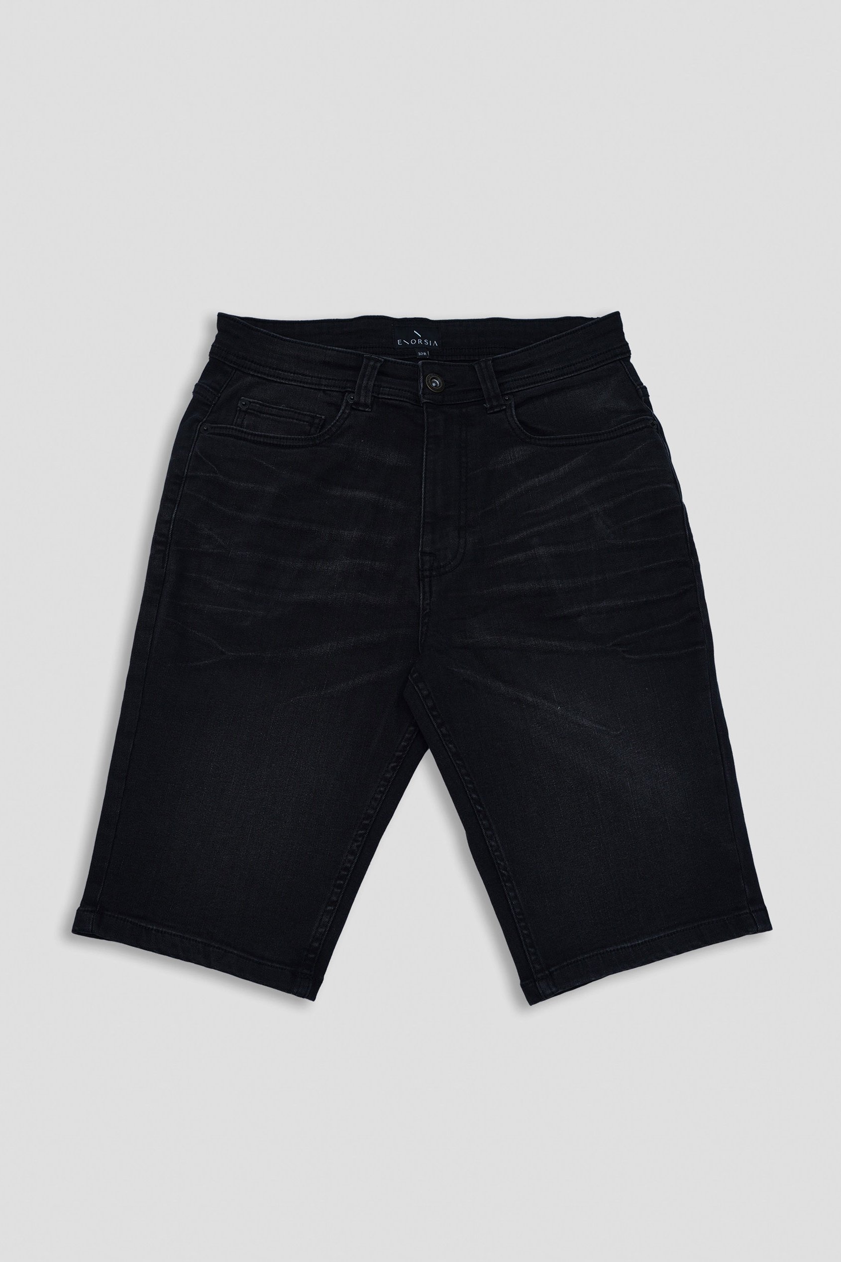 Straight Denim Shorts