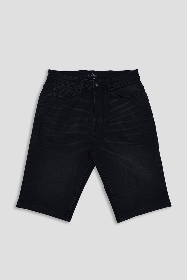 Straight Denim Shorts