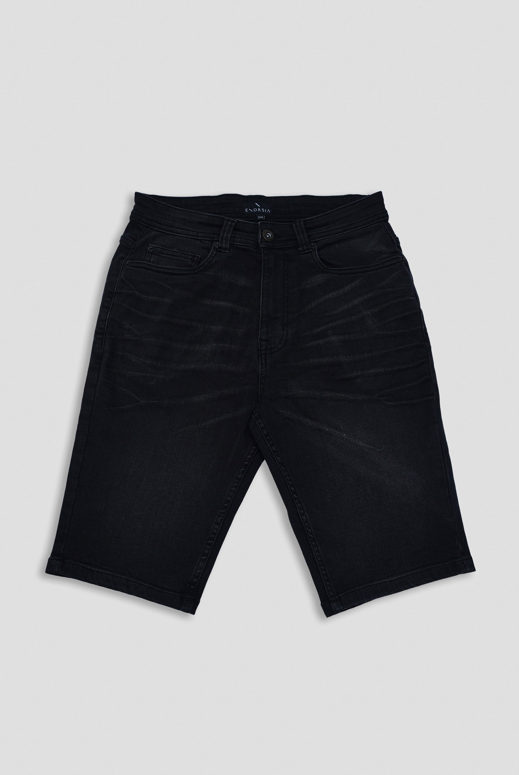 Straight Denim Shorts