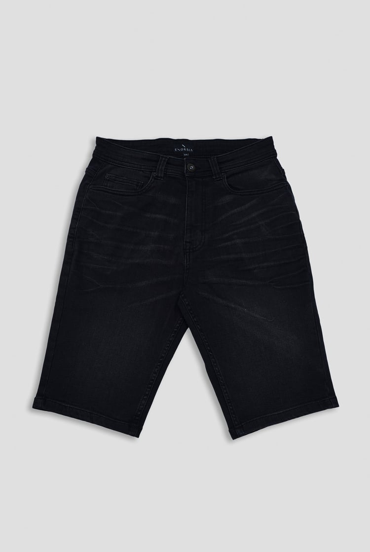 Straight Denim Shorts