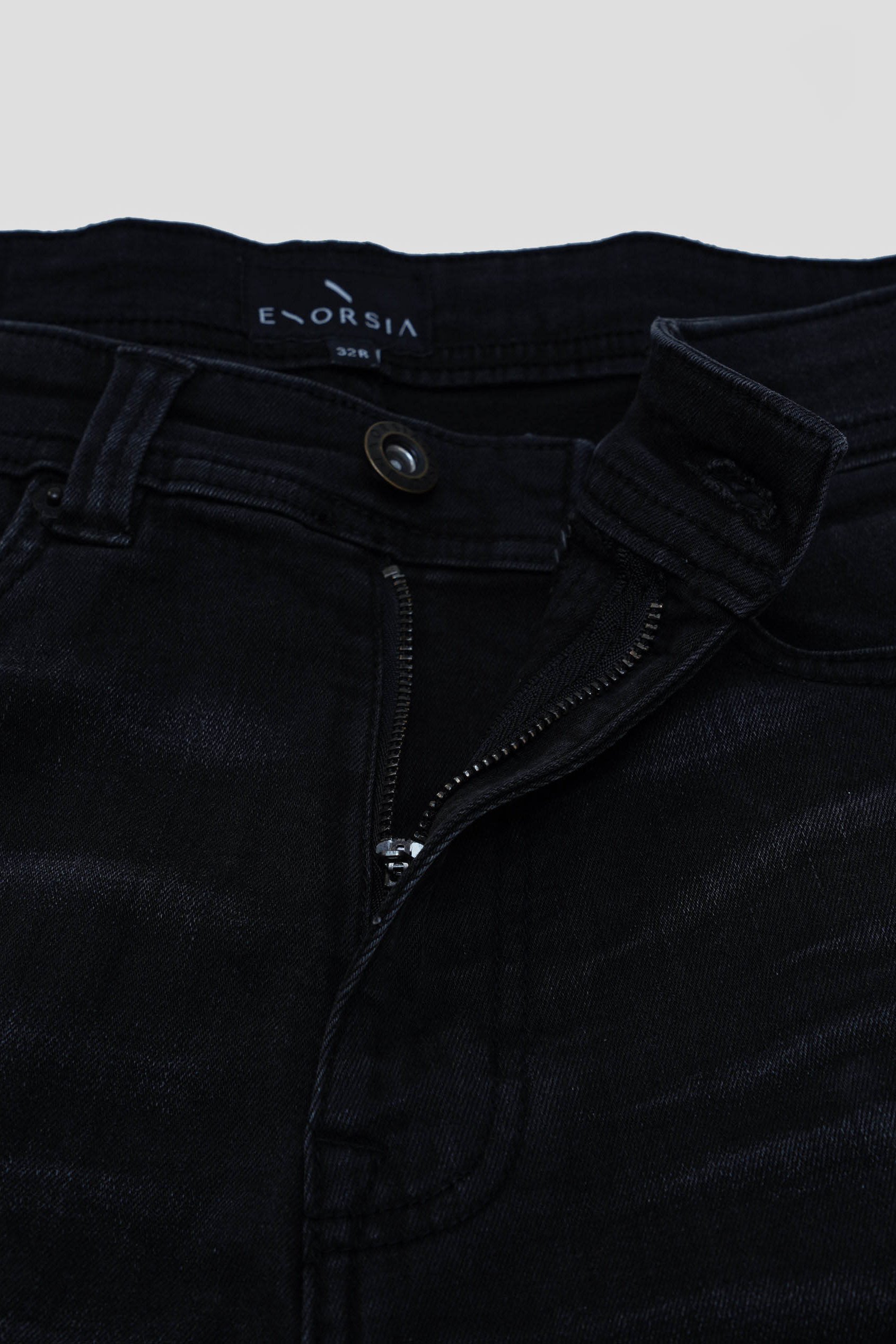 Straight Denim Shorts