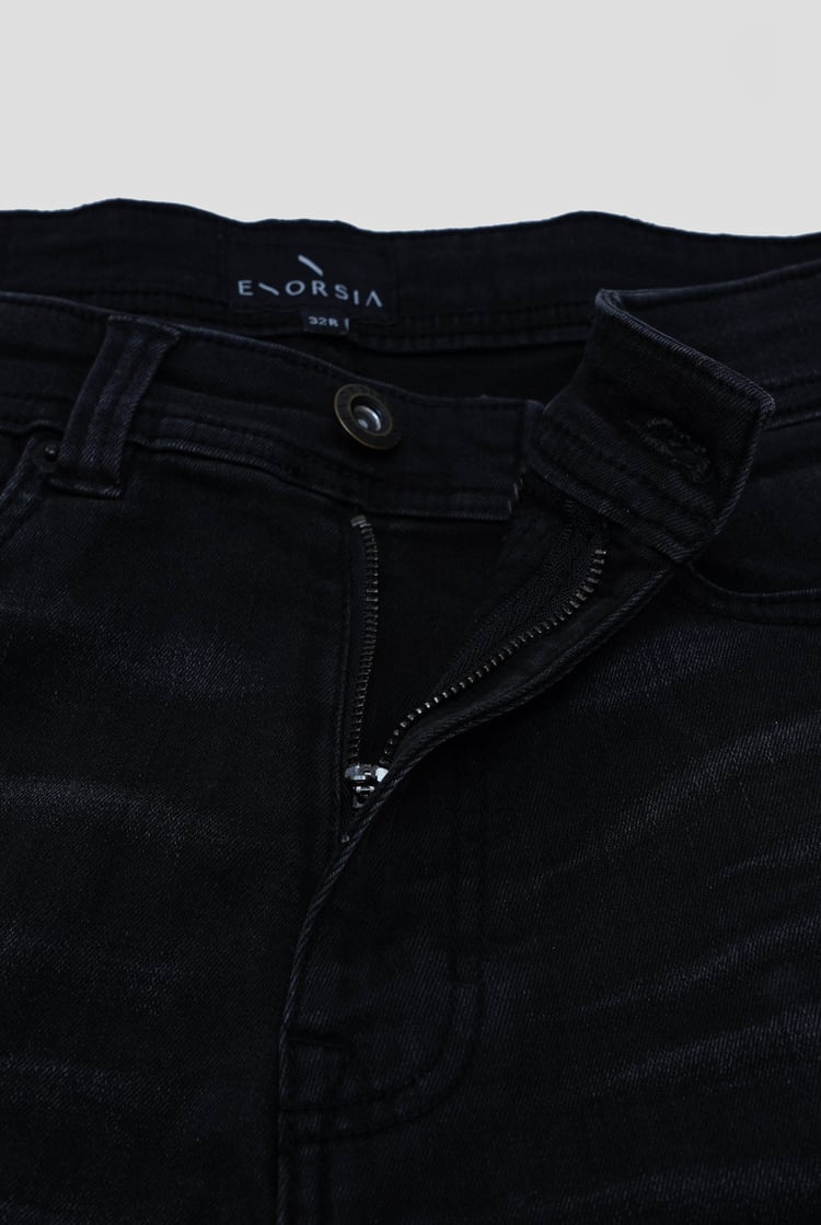 Straight Denim Shorts