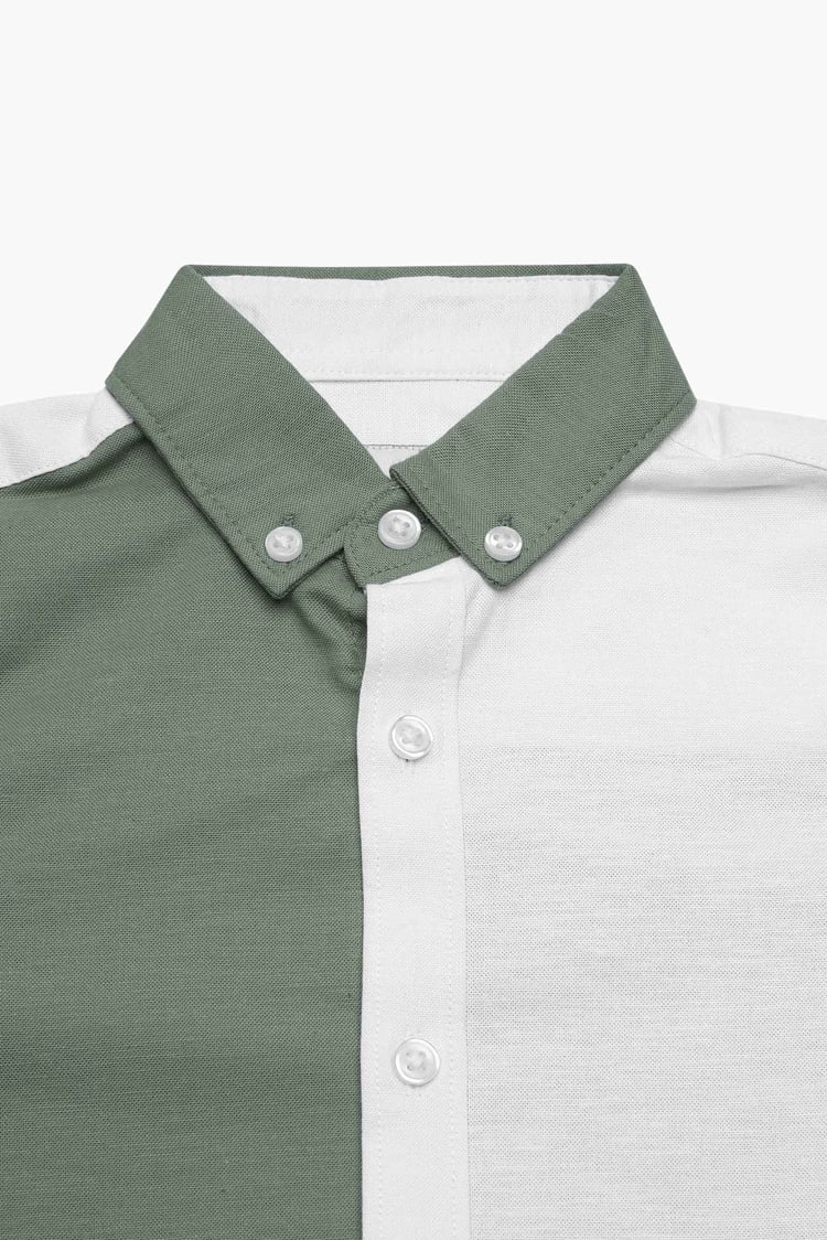 Boys LS Colourblock Shirt (3-14 yrs)