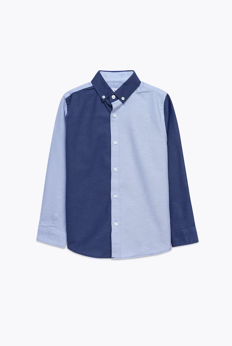 Boys LS Colourblock Shirt (3-14 yrs)