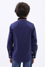 Woven Tipped Collar Shirt (3-14yrs)