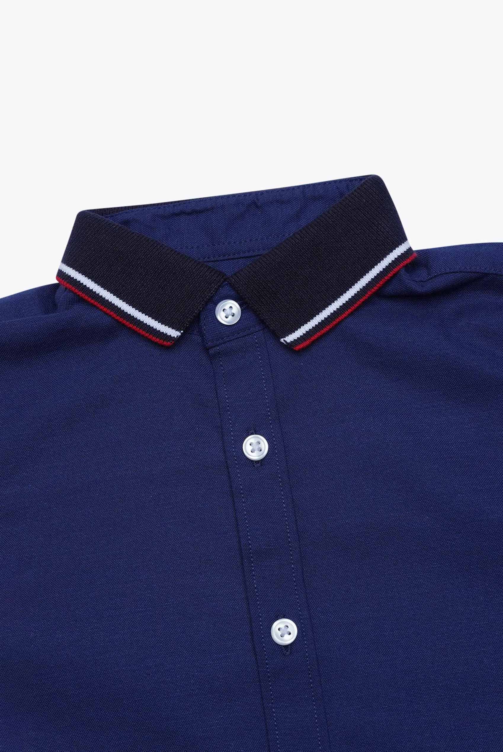 Woven Tipped Collar Shirt (3-14yrs)