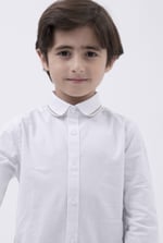 Woven Tipped Collar Shirt (3-14yrs)