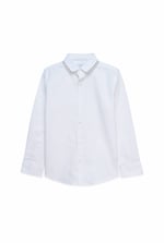 Woven Tipped Collar Shirt (3-14yrs)