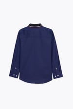 Woven Tipped Collar Shirt (3-14yrs)