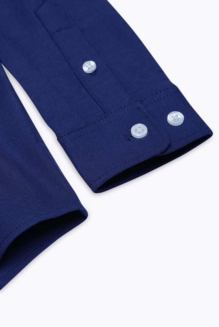 Woven Tipped Collar Shirt (3-14yrs)