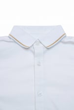 Woven Tipped Collar Shirt (3-14yrs)