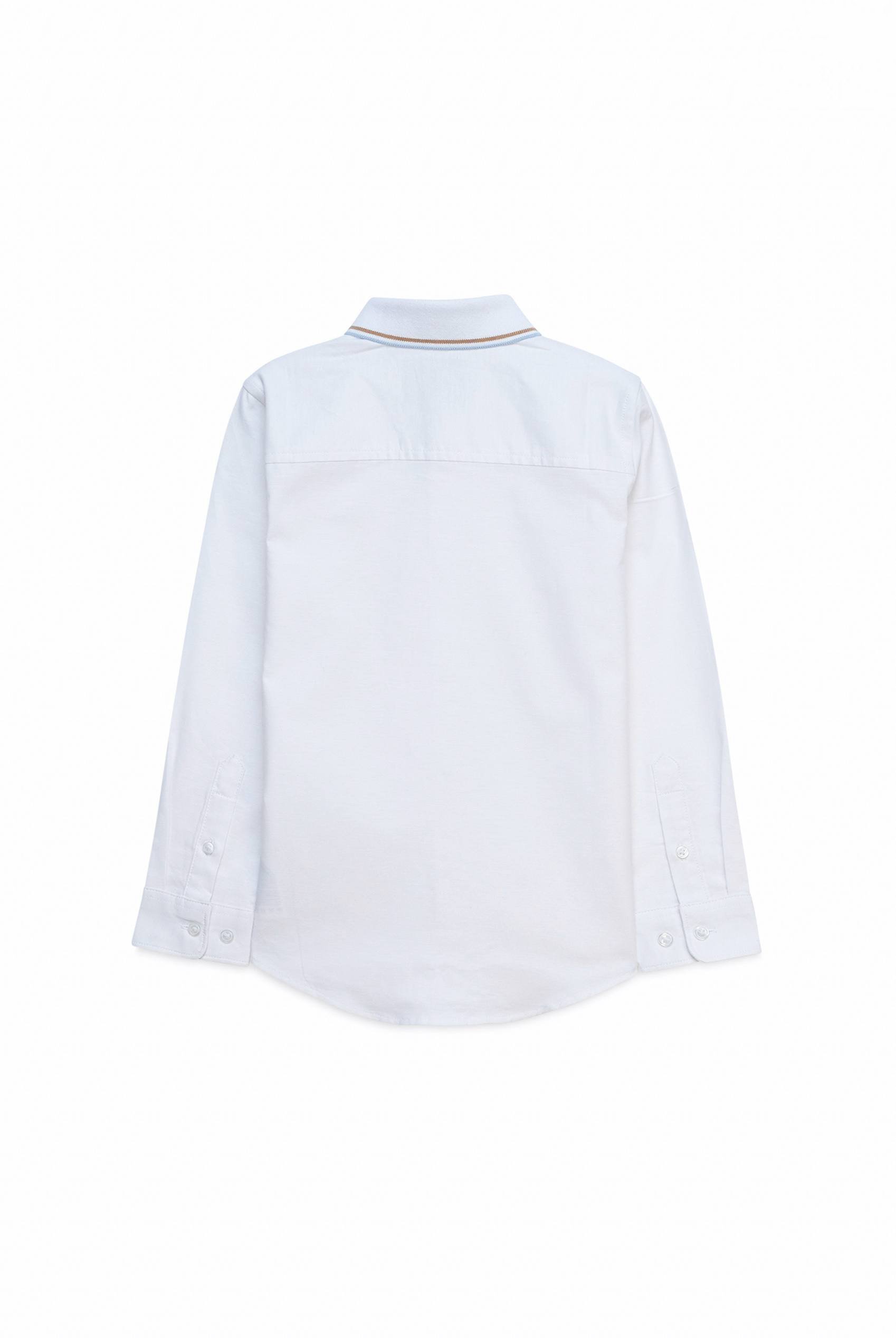 Woven Tipped Collar Shirt (3-14yrs)