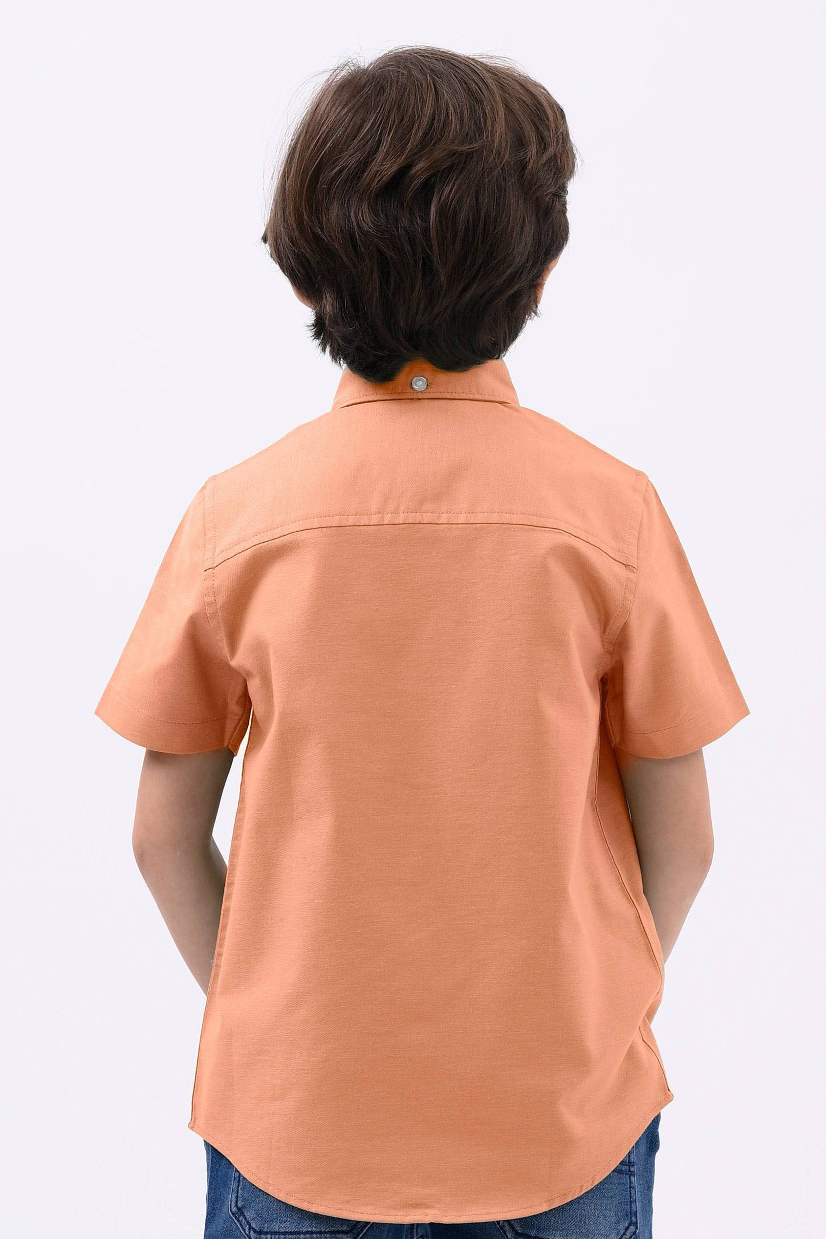 Boys SS Stretch Oxford Shirt (3-14yrs)