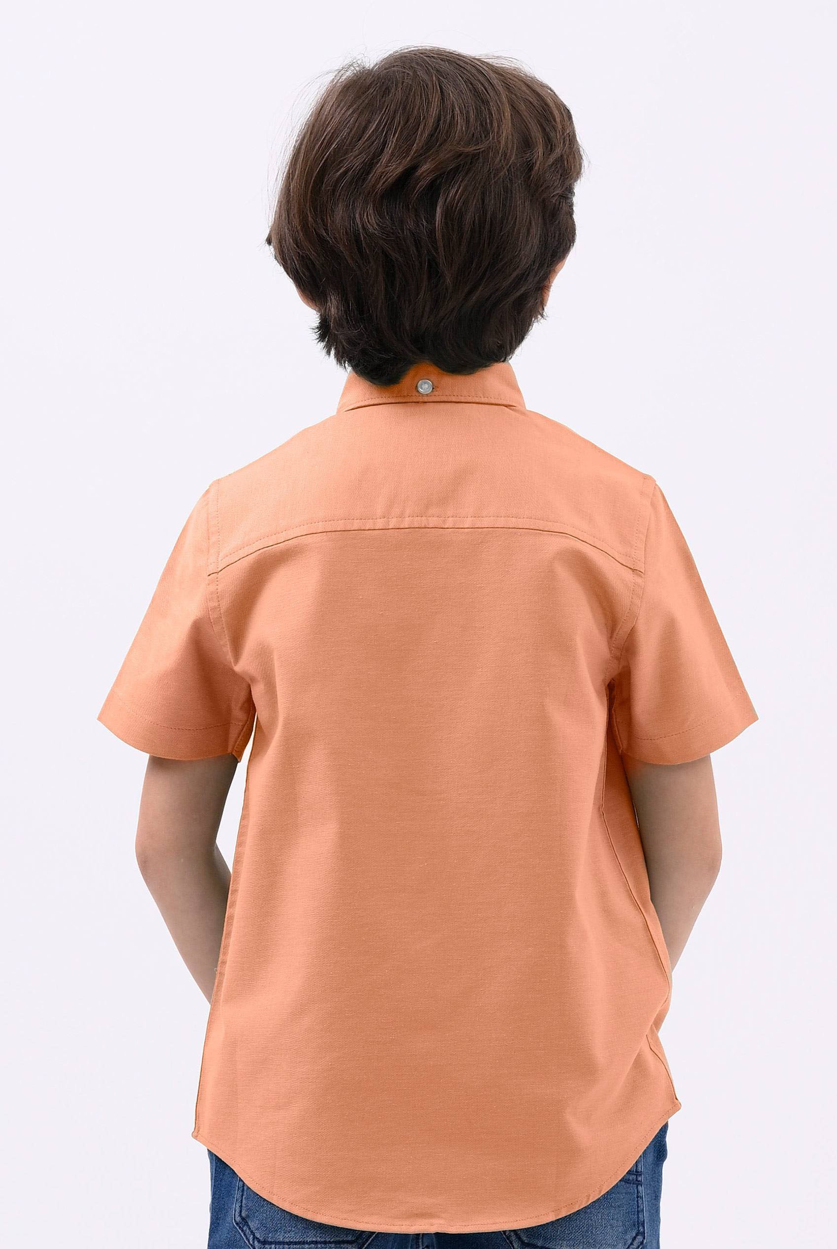 Boys SS Stretch Oxford Shirt (3-14yrs)