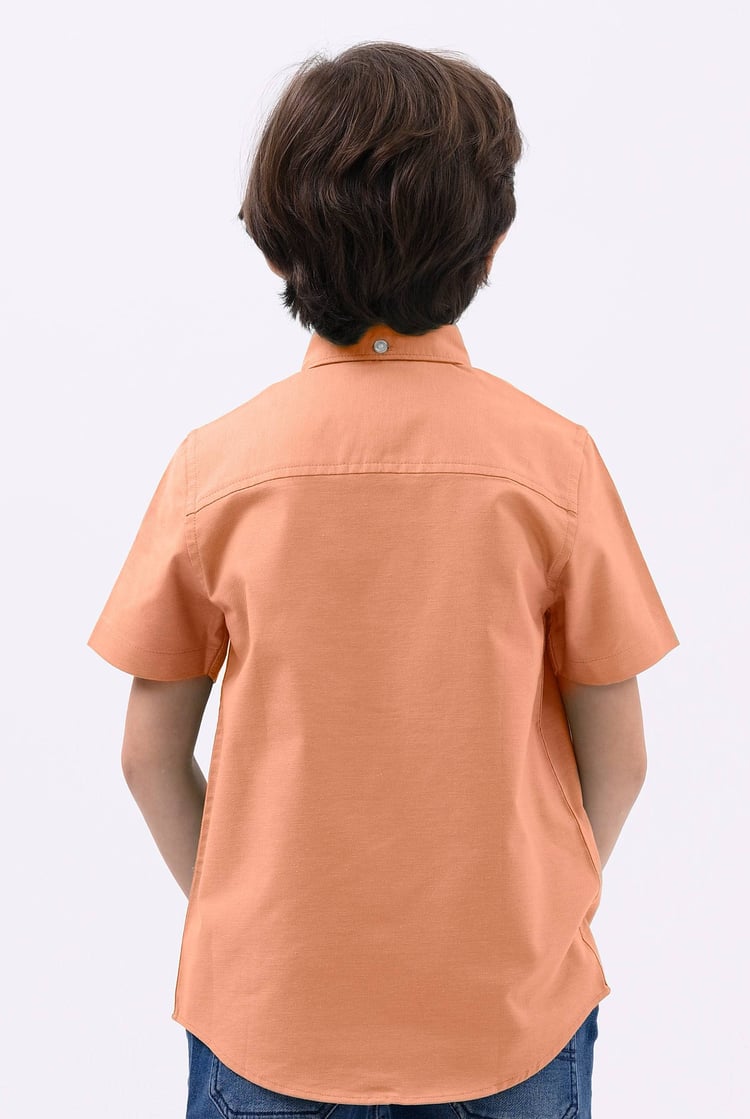 Boys SS Stretch Oxford Shirt (3-14yrs)
