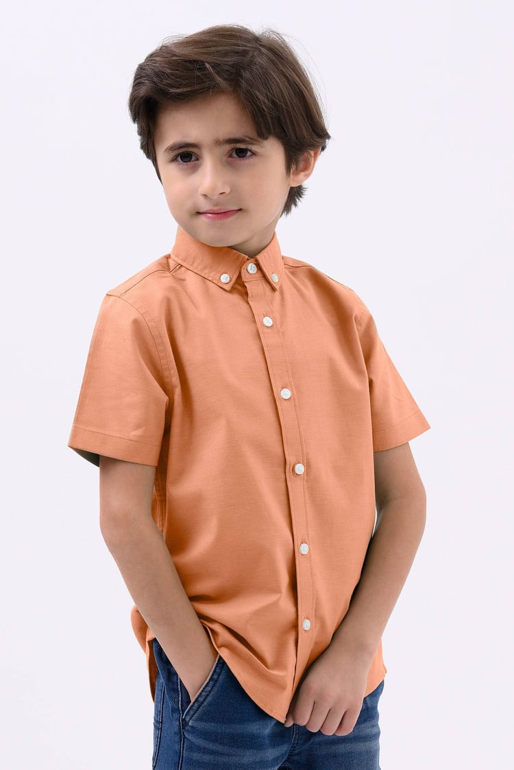 Boys SS Stretch Oxford Shirt (3-14yrs)