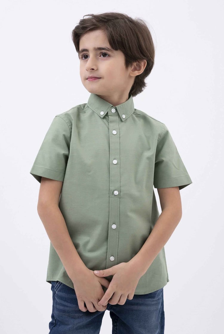 Boys SS Stretch Oxford Shirt (3-14yrs)