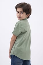 Boys SS Stretch Oxford Shirt (3-14yrs)