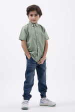 Boys SS Stretch Oxford Shirt (3-14yrs)