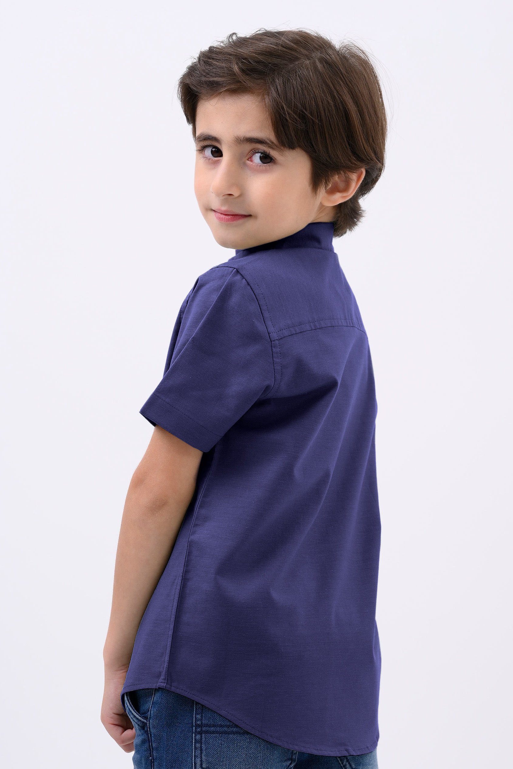 Boys SS Stretch Oxford Shirt (3-14yrs)