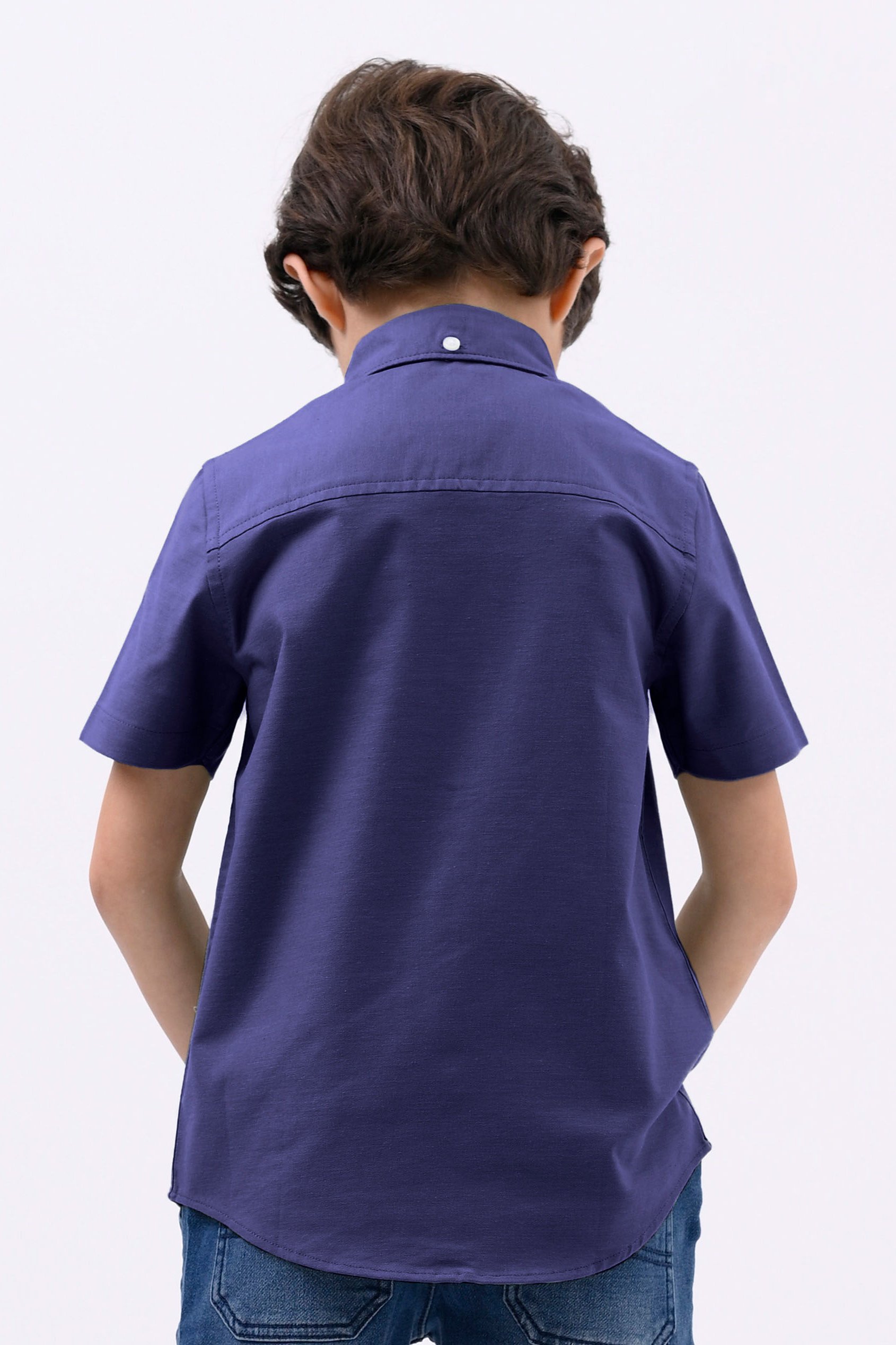 Boys SS Stretch Oxford Shirt (3-14yrs)