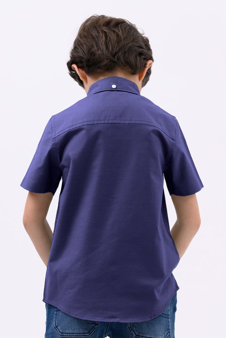Boys SS Stretch Oxford Shirt (3-14yrs)