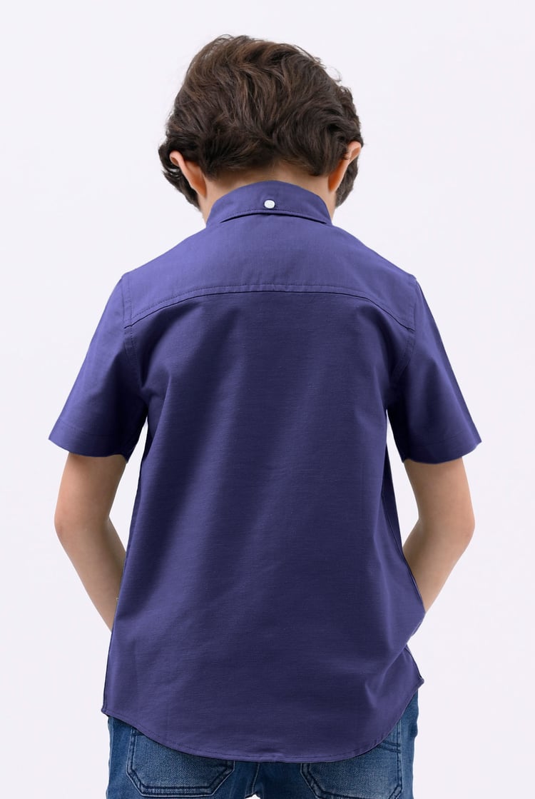 Boys SS Stretch Oxford Shirt (3-14yrs)