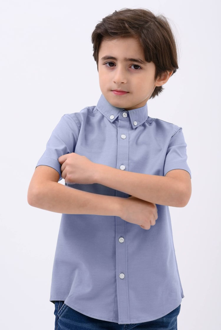 Boys SS Stretch Oxford Shirt (3-14yrs)