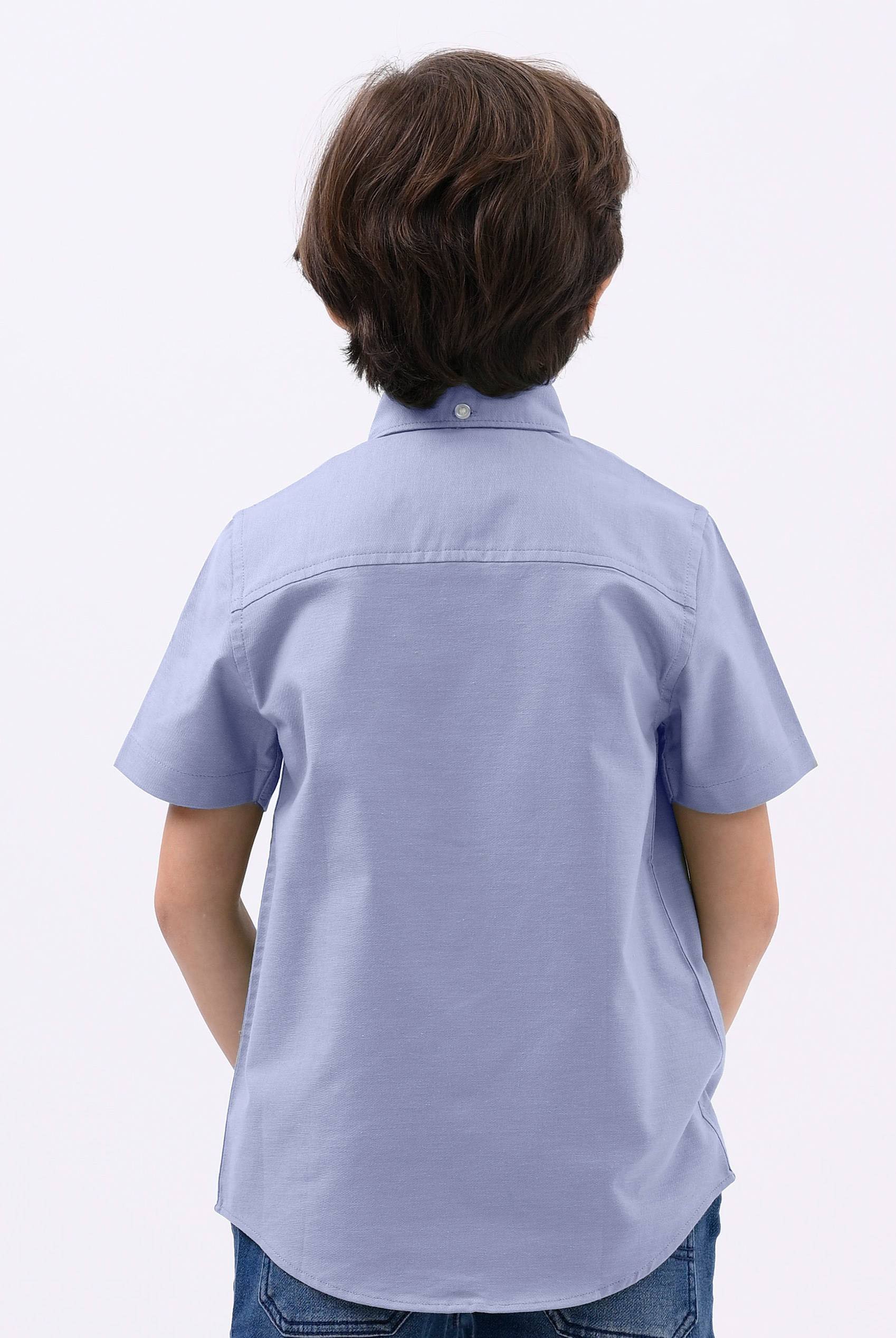 Boys SS Stretch Oxford Shirt (3-14yrs)