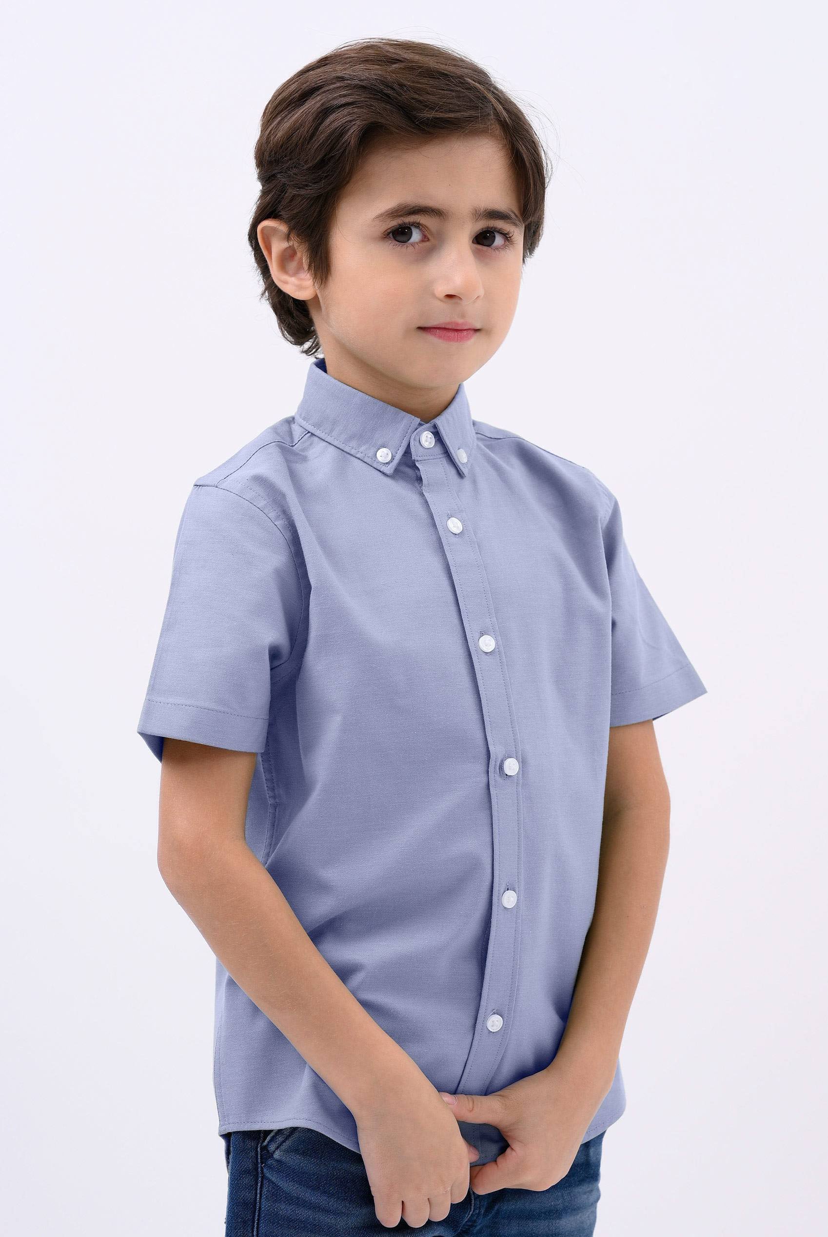 Boys SS Stretch Oxford Shirt (3-14yrs)