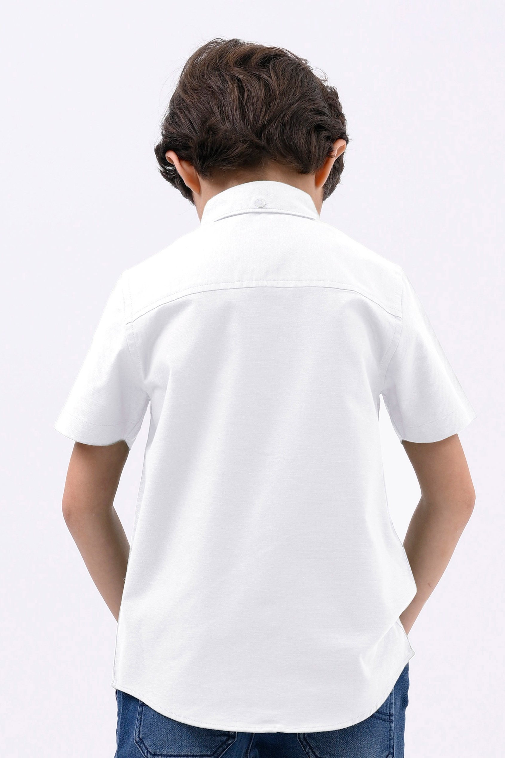 Boys SS Stretch Oxford Shirt (3-14yrs)