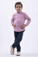 Boys LS Stretch Oxford Shirt (3-14yrs)