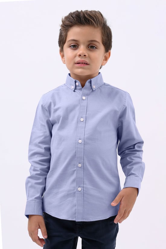 Boys LS Stretch Oxford Shirt (3-14yrs)