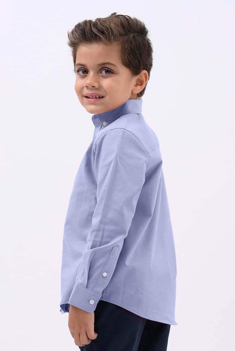 Boys LS Stretch Oxford Shirt (3-14yrs)