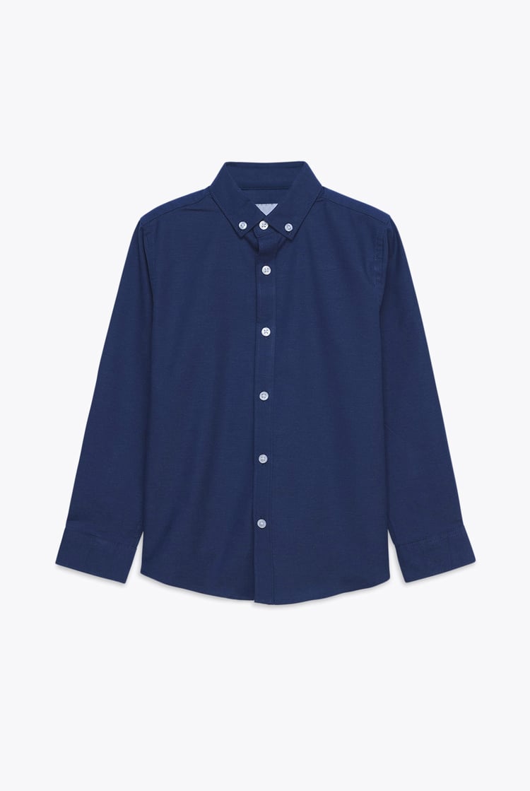 Boys LS Stretch Oxford Shirt (3-14yrs)
