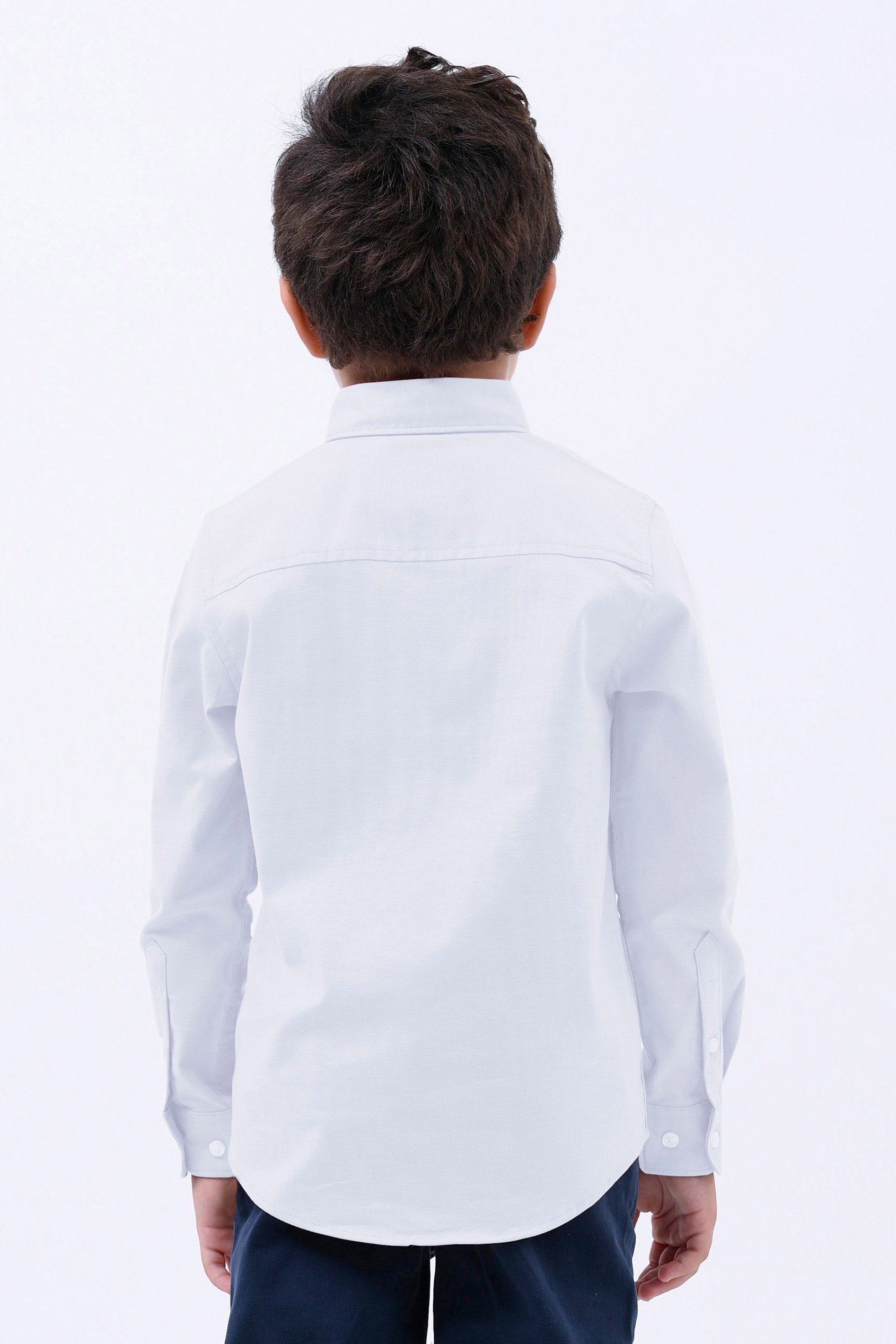 Boys LS Stretch Oxford Shirt (3-14yrs)