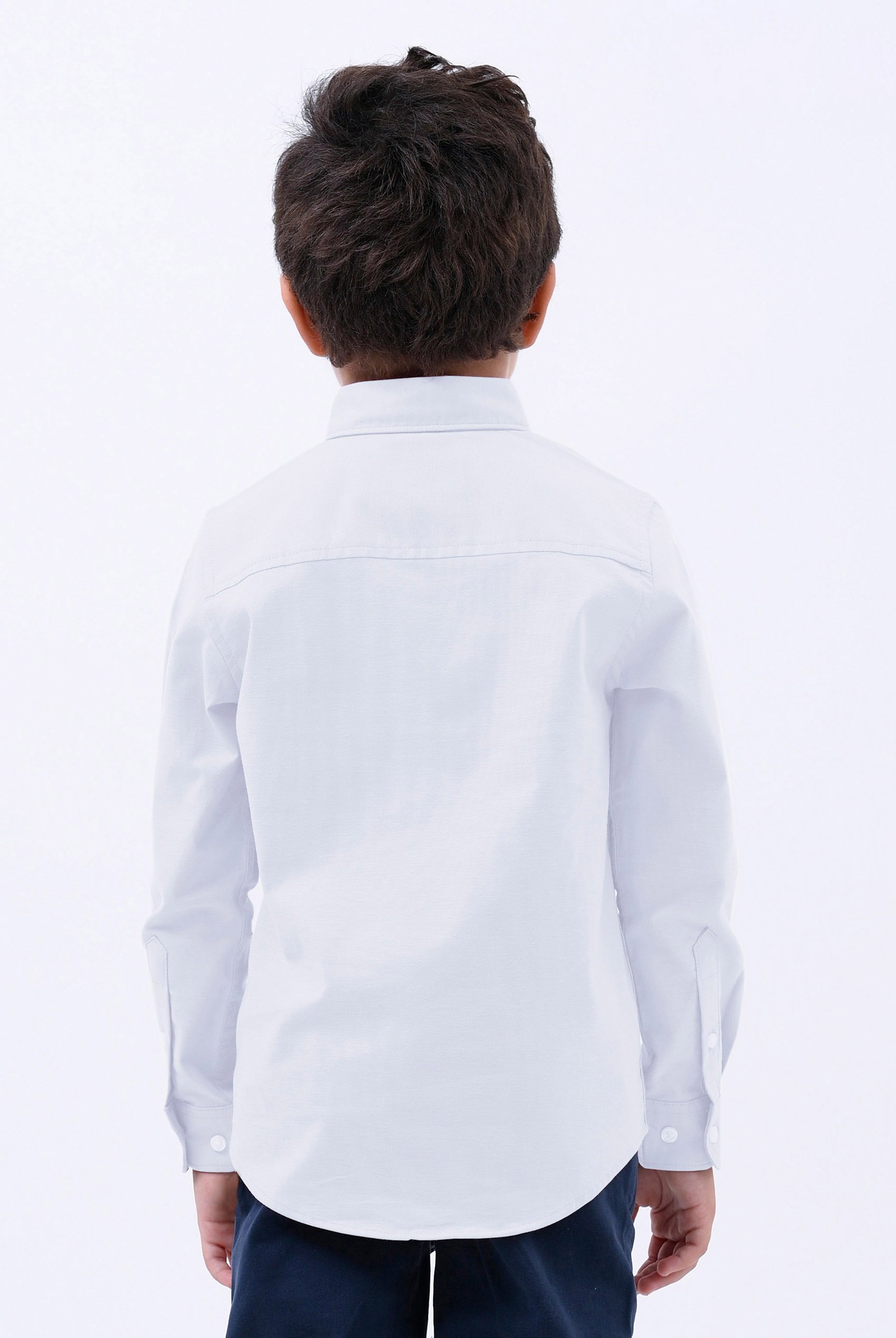 Boys LS Stretch Oxford Shirt (3-14yrs)