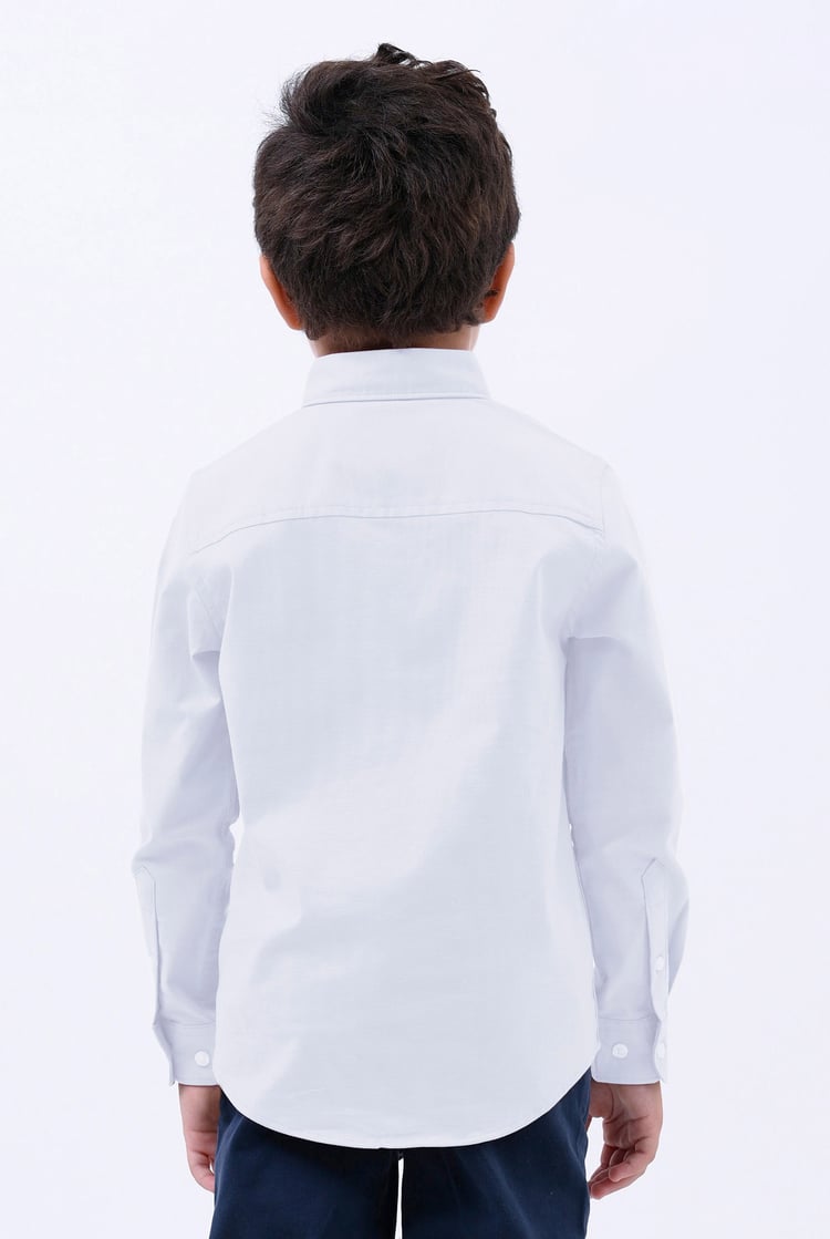 Boys LS Stretch Oxford Shirt (3-14yrs)