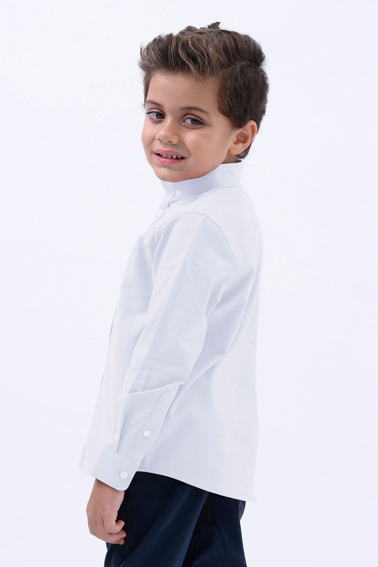 Boys LS Stretch Oxford Shirt (3-14yrs)
