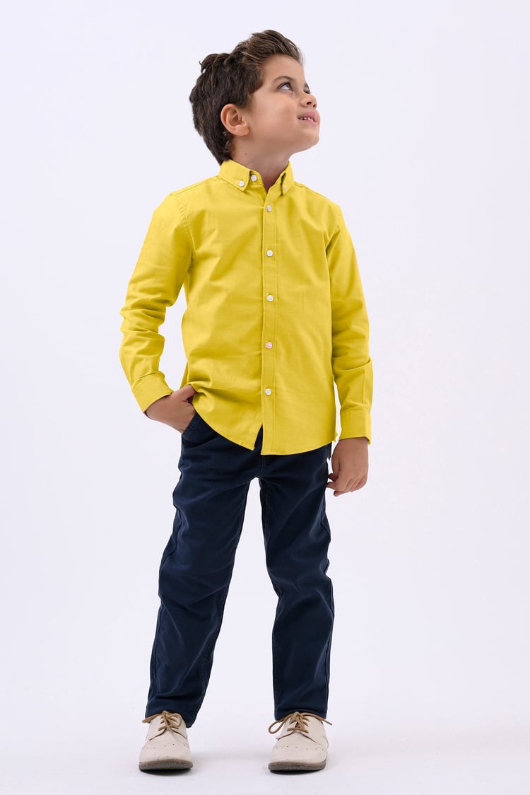 Boys LS Stretch Oxford Shirt (3-14yrs)