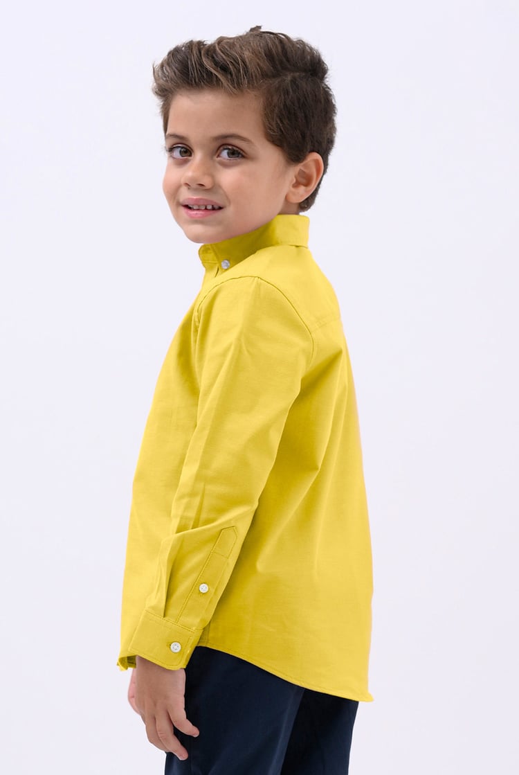 Boys LS Stretch Oxford Shirt (3-14yrs)