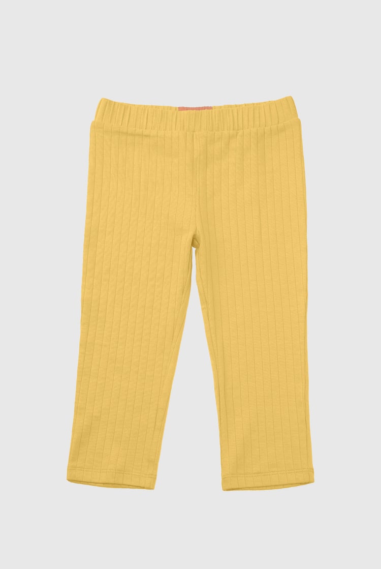 Textured Rib Crop Leggings