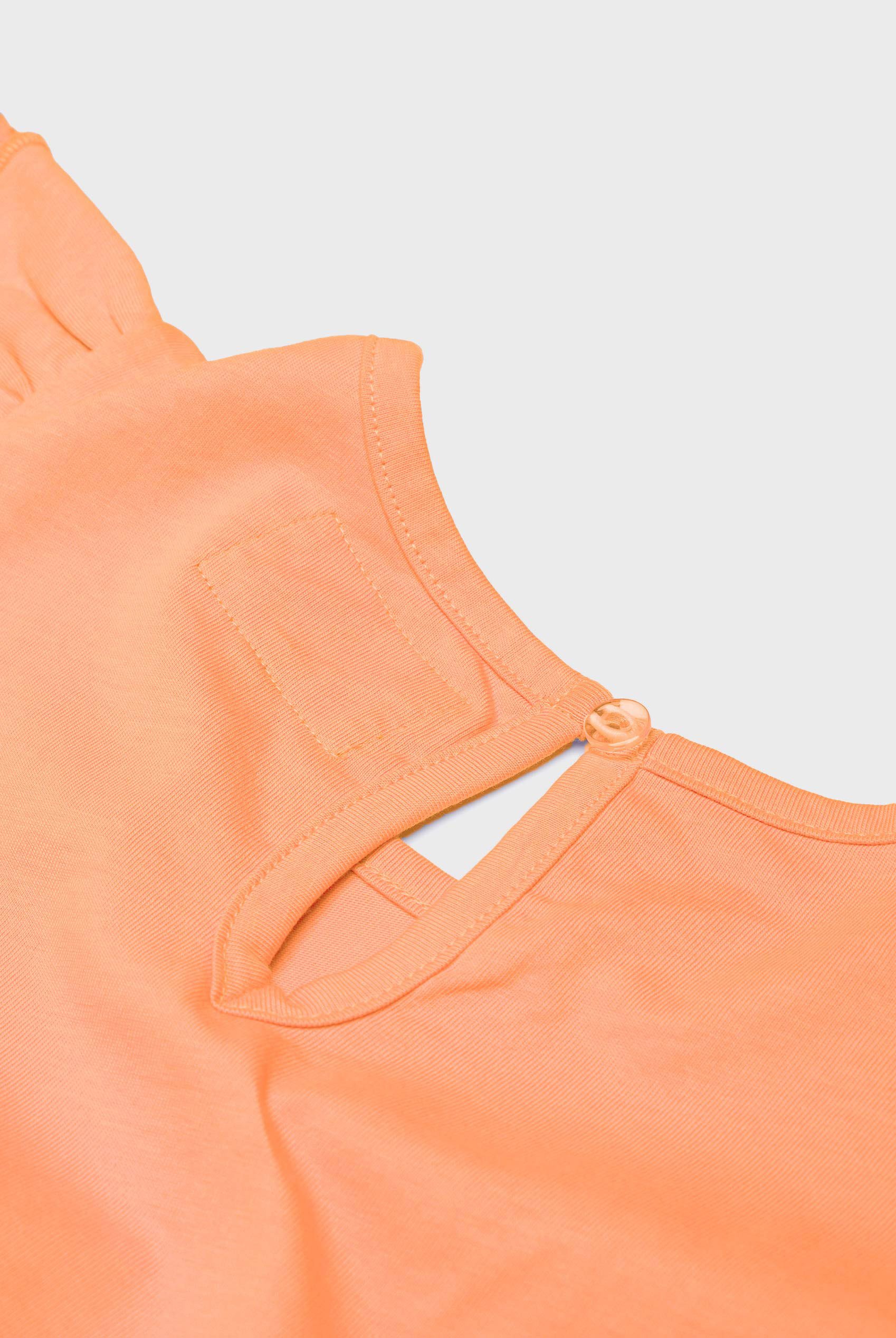 Girls Ruffle Sleeve Jersey Dress