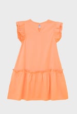 Girls Ruffle Sleeve Jersey Dress